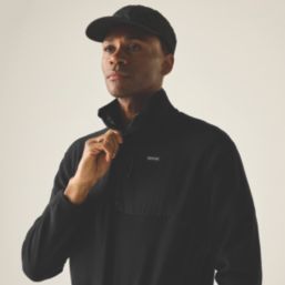 Regatta Frankie Half Zip Fleece Black / Black 3X Large 59" Chest