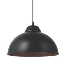Eglo Truro 2 Pendant Light Black & Copper