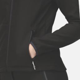 Regatta Arec Womens Softshell Hooded Jacket Black Size 12