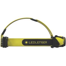 LEDlenser IH9R Rechargeable LED Head Torch Black/Yellow 600lm