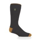 SockShop Heat Holders Reinforced Socks Black/Yellow 12-14 1 Pair