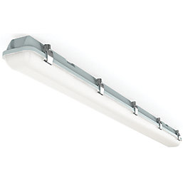 4lite  Single 4ft Non-Maintained Emergency LED Non Corrosive Batten With Microwave Sensor 20W 2088lm 230V