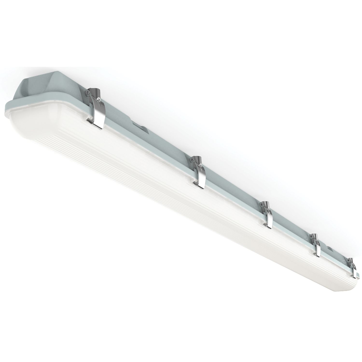4lite Single 4ft Non-Maintained Emergency LED Non Corrosive Batten With Microwave Sensor 20W 2088lm 230V (556KK)