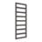 Reina 1460mm x 550mm 1632BTU Black Flat Designer Towel Radiator