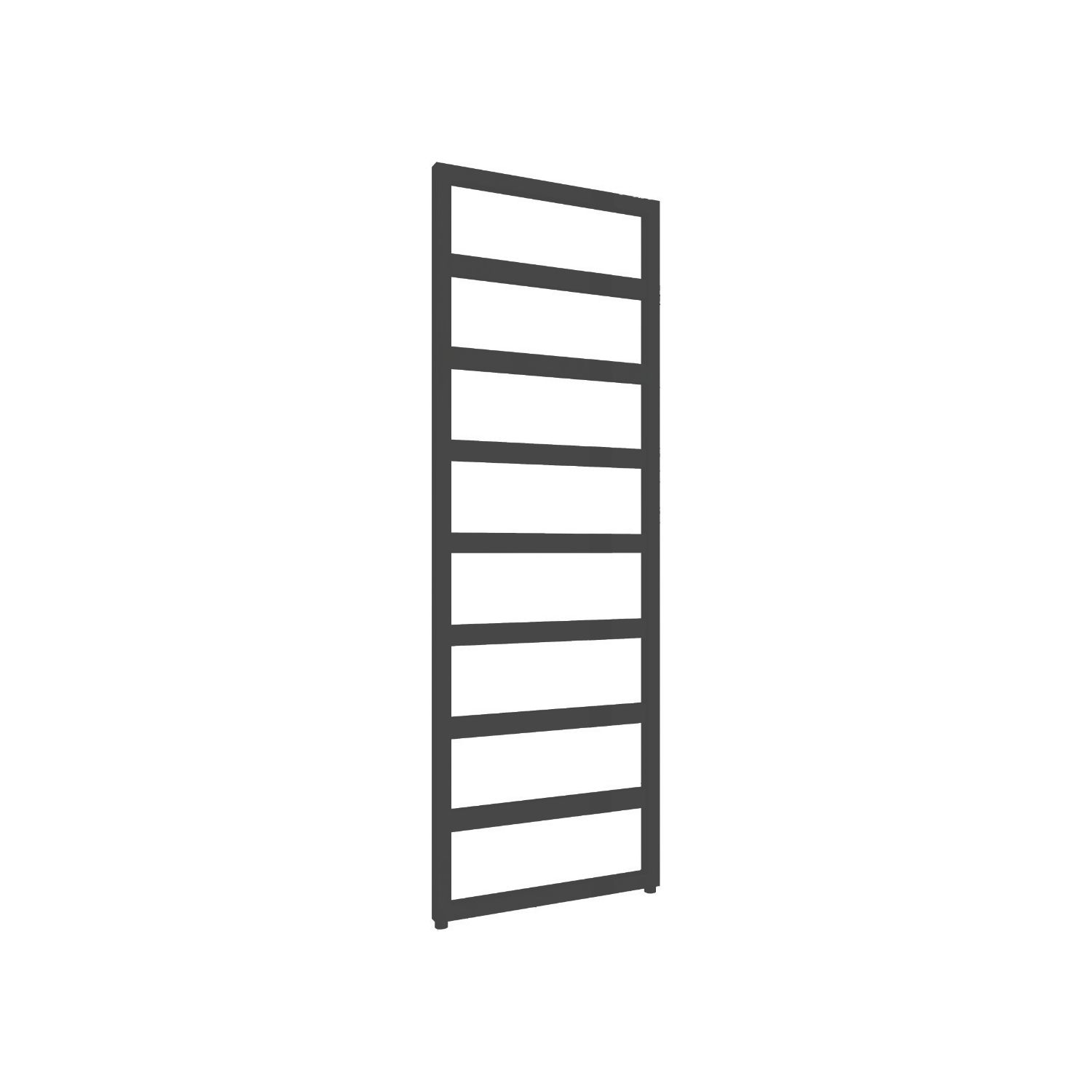 Reina 1460mm x 550mm 1632BTU Black Flat Designer Towel Radiator (556LH)