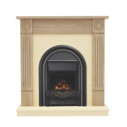 Be Modern Dunswood Electric Abbey Inset Fire Oak-Effect 1070mm x 330mm x 1123mm