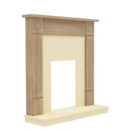 Be Modern Dunswood Electric Abbey Inset Fire Oak-Effect 1070mm x 330mm x 1123mm