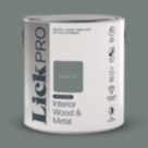 LickPro 2.5Ltr Green 03 Satin Water-Based Trim Paint