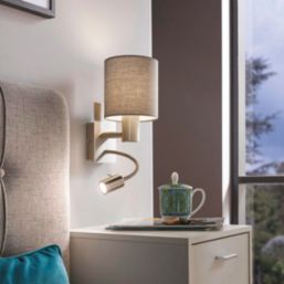 Eglo Pasteri Wall Light Grey