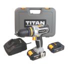 Titan TTI884COM 18V 2 x 2.0Ah Li-Ion TXP  Cordless Combi Drill