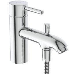 Ideal Standard Ceraline Chrome 158mm Deck Mounted Single Control Manual Shower Mixer Tap