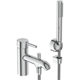 Ideal Standard Ceraline Chrome 158mm Deck Mounted Single Control Manual Shower Mixer Tap