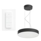 Philips Hue Ambiance Enrave LED Pendant Light Black 33.5W 3300-4300lm