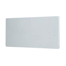 Towelrads Vetro 1000W Electric Wall-Mounted Glass Infrared Designer Radiator 600mm x 1200mm White 3412BTU
