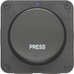 Knightsbridge  IP66 20AX 1-Gang 1-Way Weatherproof Outdoor Retractive Switch