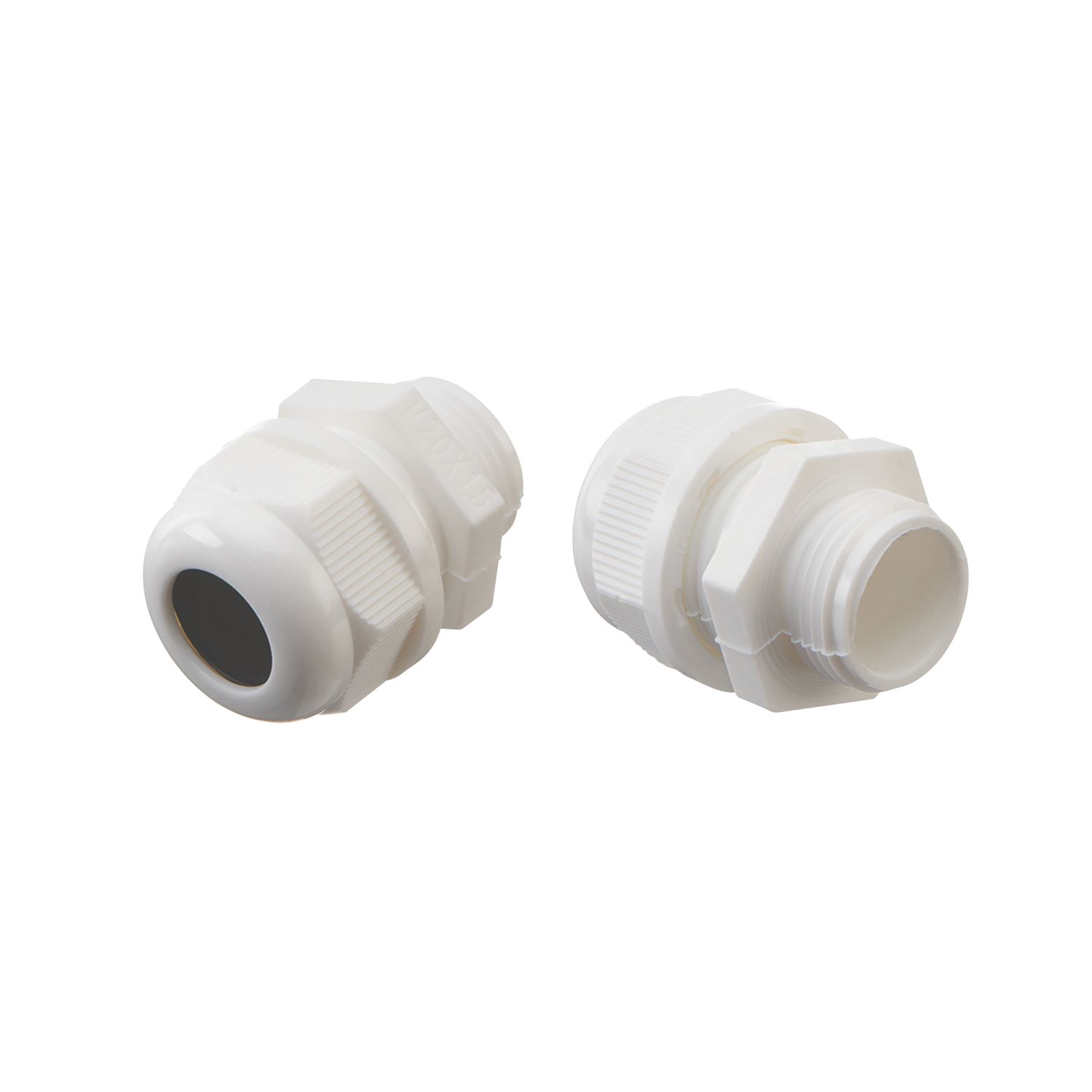 Vimark Nylon Male Comp Glands 20mm White 2 Pack (556VT)