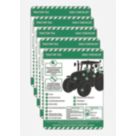 Scafftag  Tractor Tag Inserts 10 Pack