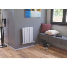 Ximax 600mm x 445mm 1055BTU White Vertical Designer Radiator