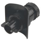 McAlpine  Mechanical Pipe Boss Connector Black 40mm