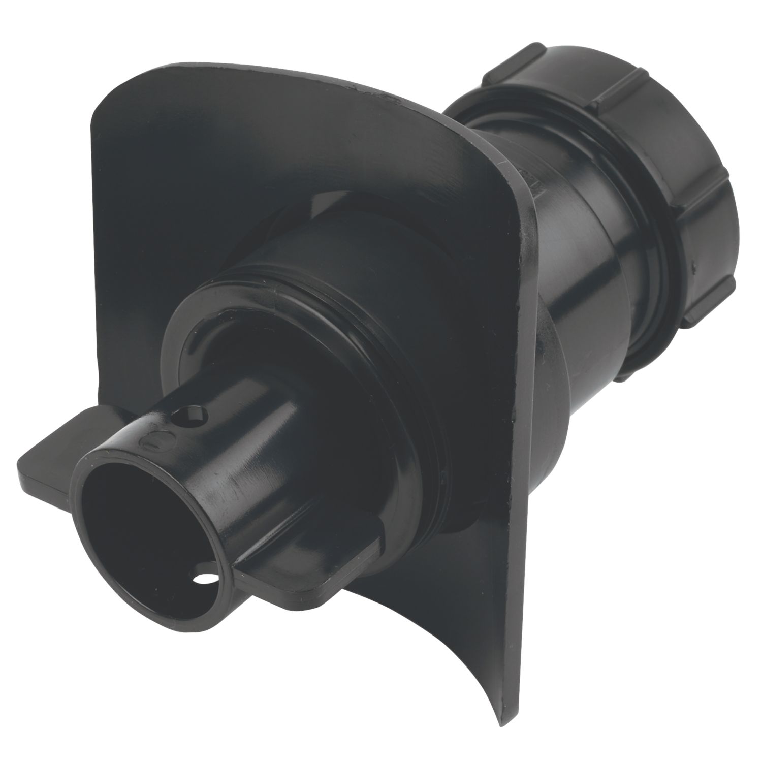 McAlpine Mechanical Pipe Boss Connector Black 40mm (55722)