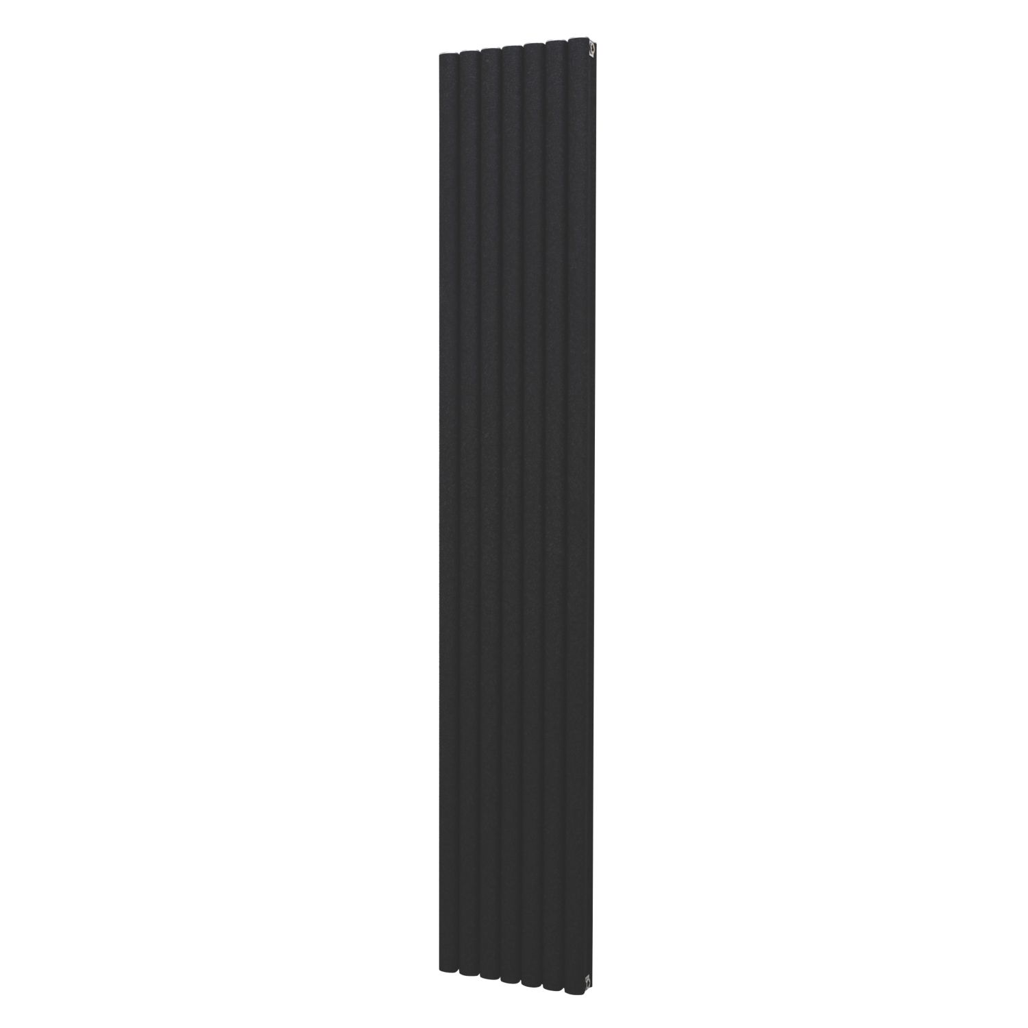 Radiant 2000mm x 345mm 5816BTU Black Vertical Designer Radiator (5575F)