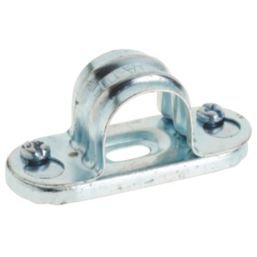 Deta TTE Zinc-Plated Steel Spacer Bar Saddles 20mm BZP 10 Pack