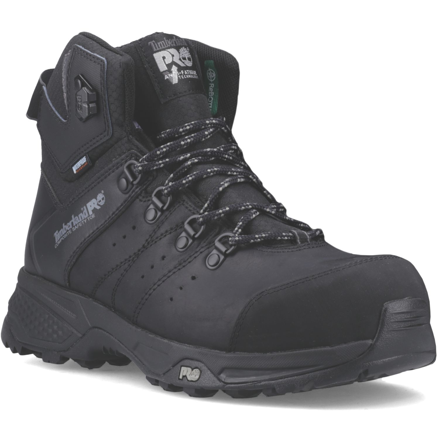 Timberland Pro Switchback Size 6.5 Black Waterproof Safety Boots (557CM)