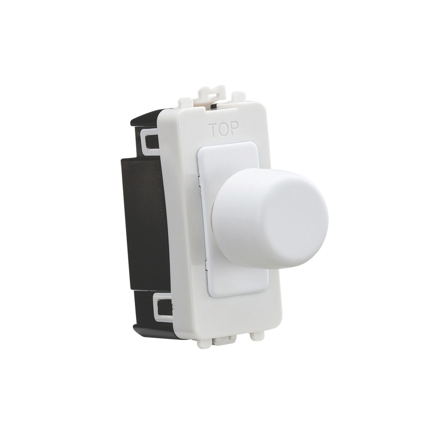 Knightsbridge 6A 2-Way Grid Dummy Dimmer Switch Polished Chrome (557CR)