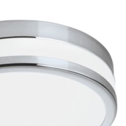 Eglo Palermo LED Ceiling Light Chrome / White 3.6W 960lm