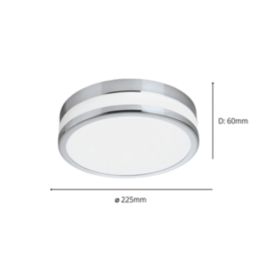 Eglo Palermo LED Ceiling Light Chrome / White 3.6W 960lm