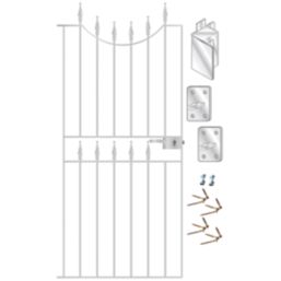 Apollo Wenlock Tall Gate Silver 855mm x 1880mm