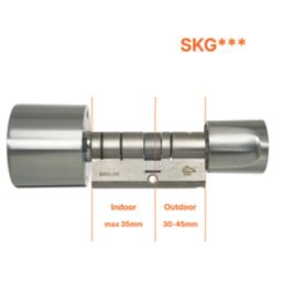 Bold Elite-SX-33  Smart Euro Cylinder Replacement Lock Stainless Steel