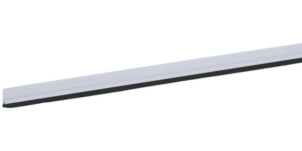 Diall Brushed Door Draught Excluders White 1.05m 5 Pack