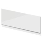 Highlife Bathrooms Halite Adjustable Front Bath Panel 1700mm Gloss White 2 Pieces