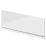 Highlife Bathrooms Halite Adjustable Front Bath Panel 1700mm Gloss White 2 Pieces