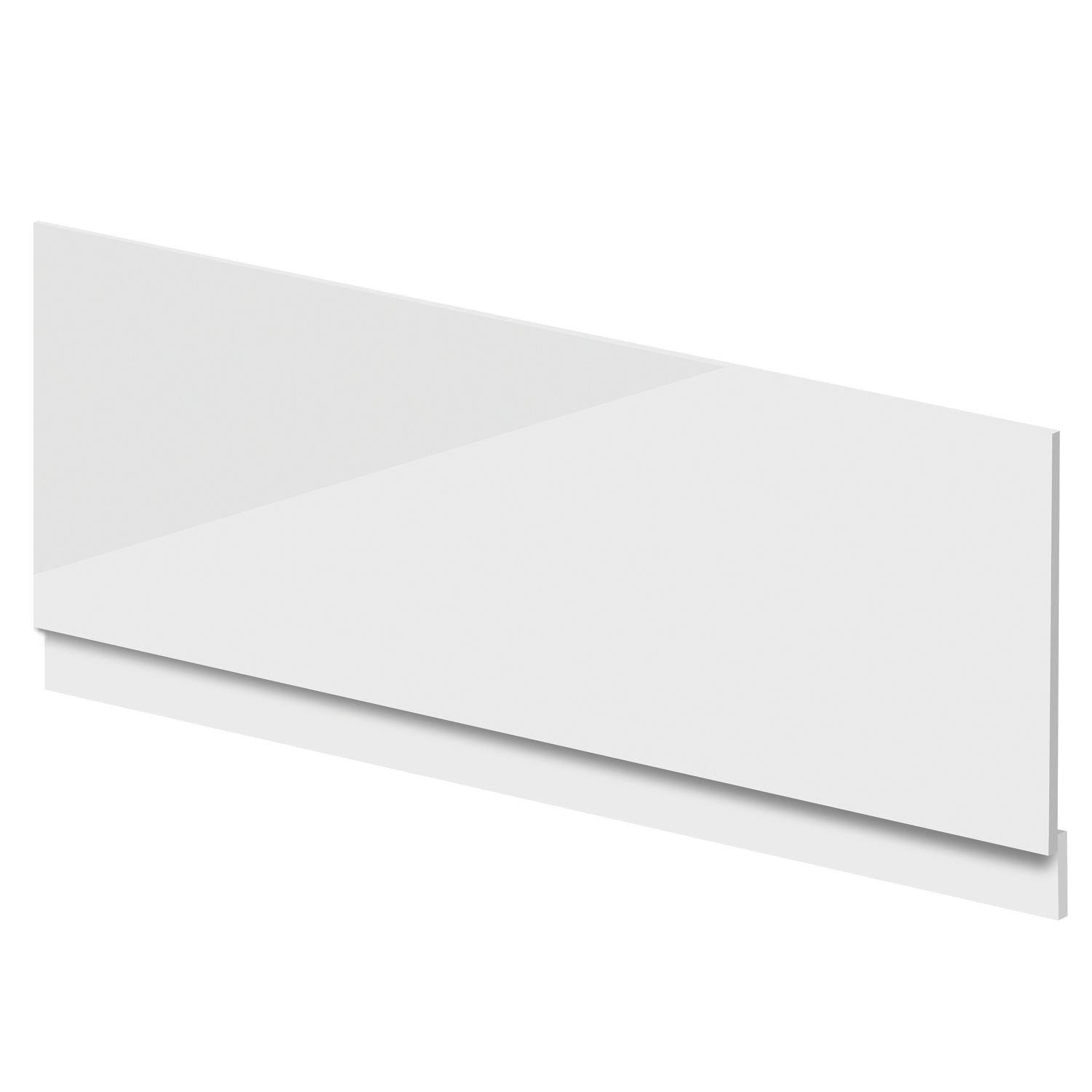 Highlife Bathrooms Halite Adjustable Front Bath Panel 1700mm Gloss White 2 Pieces (557HL)