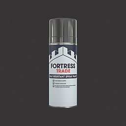 Fortress Trade Heat-Resistant Spray Paint Matt Black 400ml