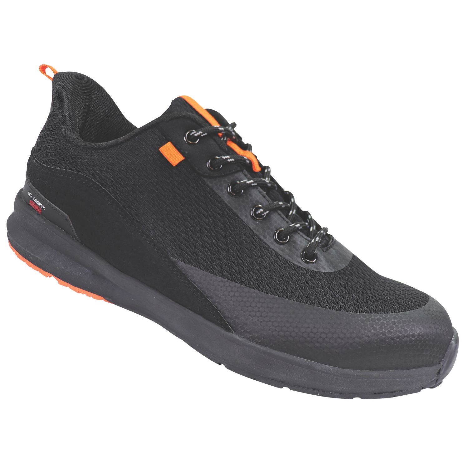 Lee Cooper LCSHOE143 Size 9 Black Steel Toe Cap Safety Trainers (557KX)