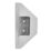Saxby Allure LED Plaster Wall Light White 1.6W 64lm