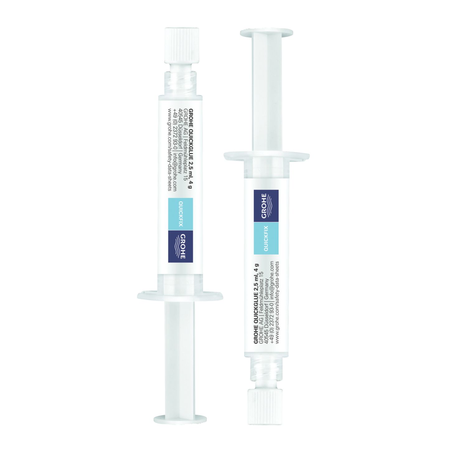 Grohe QuickGlue A2 Solvent-Free Accessories Glue White 2.5ml 2 Pack (557RV)