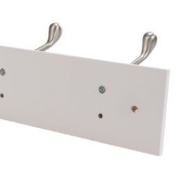 Essentials 6-Hook Rail White 685mm x 95mm
