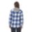 Dickies  Womens Flannel Shirt Jacket Blue Size 14
