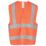 Site Rushton Hi-Vis Waistcoat Orange Large / X Large 50" Chest