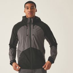 Regatta 4 Tex Water-Resistant Jacket Slate grey/black Small Size 38" Chest