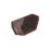 FloPlast  Square Internal Stop End Brown 112mm
