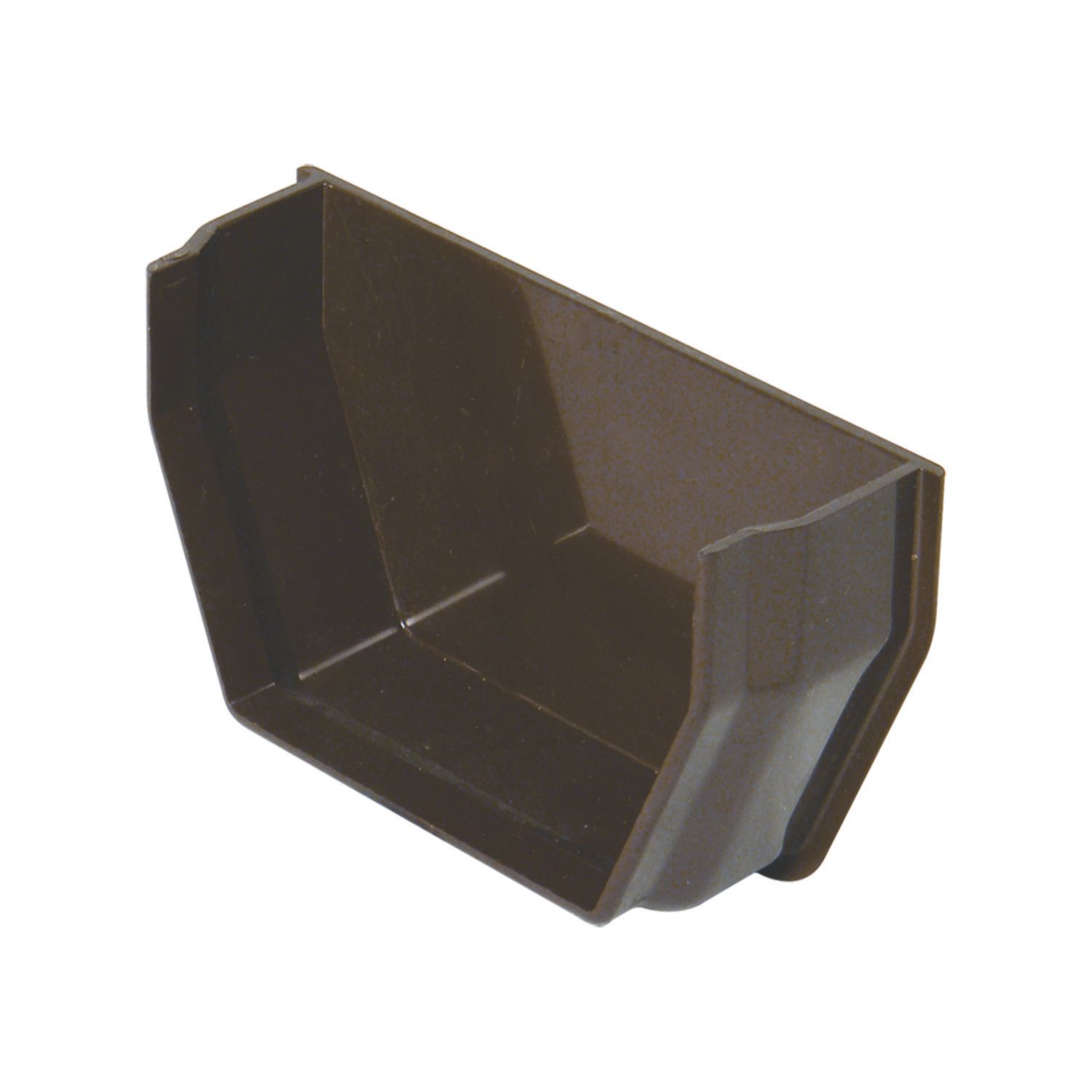 FloPlast Square Internal Stop End Brown 112mm (5581F)