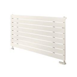 Ximax Oceanus Deluxe 595mm x 1800mm 3351BTU White Horizontal Designer Radiator