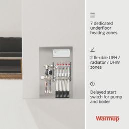 Warmup WWC-09 Hybrid Underfloor Heating Wiring Centre 9 Zones 230V