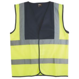 Pro RTX High Visibilty  Waistcoat Yellow / Navy Medium 40" Chest
