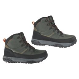 Regatta Renford Size 9  Dark Khaki / Pumpkin Spice Waterproof  Non Safety Work Boots